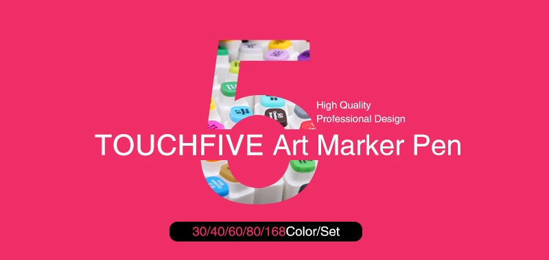 Buy Generic 80 Animation Touch Five Art Marker Black Online - Shop