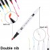 60 Colors Watercolor Art Markers Set Dual Tip Brush Pens