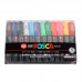 Uni Posca PC-1M Paint Art Marker Pens - Fabric Glass Metal Pen - 12 Color Set