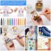 STA 12 Colors Permanent Acrylic Paint Art Marker Pen Set for Glass Fabric Rock Painting