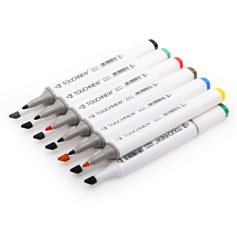 TOUCHNEW Alcohol Markers 30/40/60/80/168 Colors Dual Head Sketch